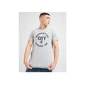 Official Team Manchester City FC Manchester Is Blue T-Shirt - Grey - Mens