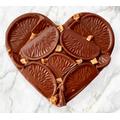 Chocolate Heart With Terry's Orange & Fudge Chunks, Love Gift