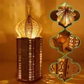 Lampe de calendrier de compte à rebours du Ramadan en bois calendrier de l'avent décoration Eid