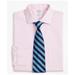 Brooks Brothers Men's Stretch Soho Extra-Slim-Fit Dress Shirt, Non-Iron Poplin English Collar Gingham | Pink | Size 15½ 34