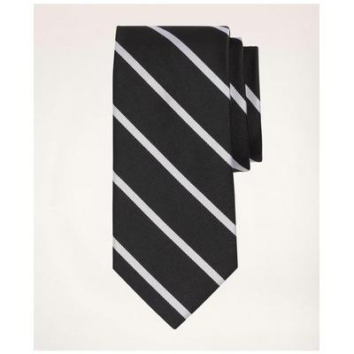 Brooks Brothers Men's Rep Tie | Black/White | Size...