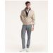 Brooks Brothers Men's Cotton Bomber Jacket | Dark Beige | Size XL