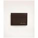 Brooks Brothers Men's Leather Card Case | Brown