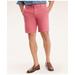 Brooks Brothers Men's Big & Tall 9" Stretch Washed Canvas Shorts | Red | Size 54