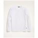 Brooks Brothers Men's Big & Tall Supima Cotton Long-Sleeve Logo T-Shirt | White | Size 4X Tall