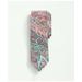 Brooks Brothers Men's Linen Jacquard Paisley Pattern Tie | Bright Pink | Size Regular