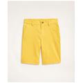 Brooks Brothers Boys Stretch Advantage Chino Shorts | Bright Yellow | Size 16