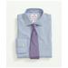 Brooks Brothers Men's X Thomas Mason Cotton Poplin English Collar, Stripe Dress Shirt | Blue | Size 15 32