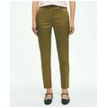 Brooks Brothers Women's Stretch Cotton Advantage Chino Pants | Olive | Size 2