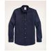 Brooks Brothers Men's Big & Tall Sport Shirt, Irish Linen | Navy | Size 2X Tall