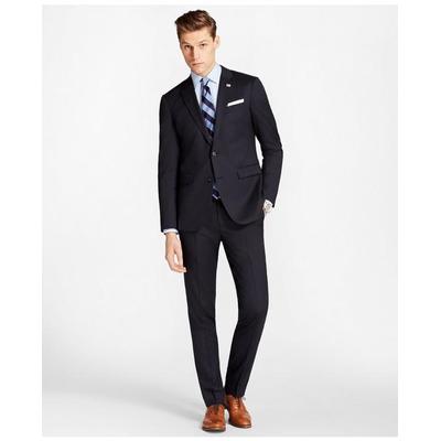 Brooks Brothers Men's Slim Fit Stretch Wool Two-Button 1818 Suit | Navy | Size 39 Regular