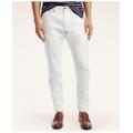 Brooks Brothers Men's Classic Slim Fit Denim Jeans | White | Size 34 30