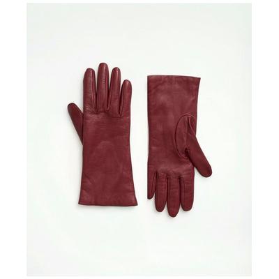 Brooks Brothers Women's Lambskin Gloves with Cashm...