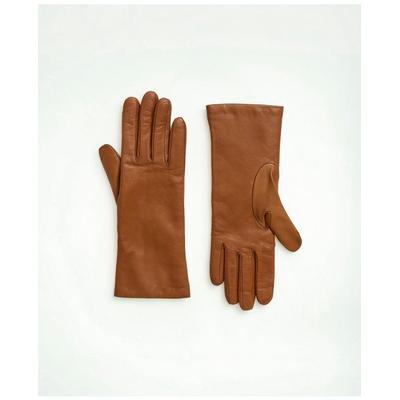 Brooks Brothers Women's Lambskin Gloves with Cashm...