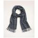 Brooks Brothers Men's Lambswool Fringed Scarf | Grey/Blue