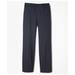 Brooks Brothers Boys Prep Plain-Front Wool Suit Pants | Navy | Size 18