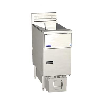 Pitco SE14S-4FD 240/1 Commercial Electric Fryer - (4) 50 lb Vats, Floor Model, 240v/1ph, Stainless Steel