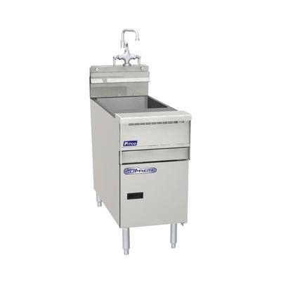 Pitco SSRS14 Gas Rinse Station w/ Faucet, 10 Gallon, Stainless Steel