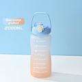 RnemiTe-amo Dealsï¼�Kitchen Supplies Kitchen UtensilsMotivational Water Bottle With Time Marker 32oz Squeezing Ejection Opening BPA Free