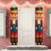 70.8 inch Christmas Decorations for Nutcracker Outdoor Indoor Xmas Banners Hanging Sign for Home Front Door Porch Wall