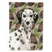 Carolines Treasures BB9590CHF Dalmatian Pine Cones Flag Canvas House Size Large multicolor