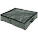 Lieonvis Underbed Shoes Storage Bags 45L Large Capacity Underbed Shoes Storage Box with Reinforced handles and Transparent Lid Foldable Underbed Shoes Storage Containers for Clothing Shoes