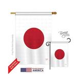 Breeze Decor 08128 Japan 2-Sided Vertical Impression House Flag - 28 x 40 in.