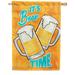 America Forever It s Beer Time Summer House Flag 28 x 40 inches Beer Thirty Drink Happy Hour Beverage Double Sided Seasonal Yard Outdoor Decorative It s 5 O Clock Somewhere House Flag