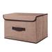 Noarlalf Storage Bins Storage Box Foldable Clothing Sundries Portable Storage Box with Lid Foldable Storage Box Storage Bins with Lids 36*23*1.5