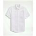 Brooks Brothers Men's Irish Linen Short-Sleeve Sport Shirt | White | Size 2XL