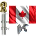 Canada 3x5 Flag and Flagpole Set Also World Cup 3 x5 Flags and Flagpoles for Each of The 24 Women s 2019 Soccer Teams Canada Flag & Pole Set