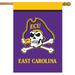 East Carolina University NCAA House Flag 28 x 40 Briarwood Lane