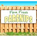 Farm Fresh Parsnips 13 oz Vinyl Banner With Metal Grommets