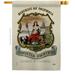 Americana Home & Garden 28 x 40 in. Coat of Arms District Columbia House Flag with Americana States Double-Sided Decorative Vertical Banner Garden Yard Gift