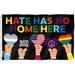 Anley 3 ft x 5 ft Hate Has No Home Here Flag - Human Rights LGBTQ BLM Flags Polyester