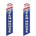 Open House Home Red White Blue Twin Pack Replacement Full Sleeve Swooper Banner Flags
