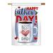 Breeze Decor BD-FD-H-115135-IP-BO-D-US18-BD 28 x 40 in. Happy Best Dad Day Summer Fathers Impressions Decorative Vertical Double Sided House Flag