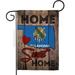 Ornament Collection 13 x 18.5 in. State Oklahoma Home Sweet American State Vertical Garden Flag with Double-Sided House Decoration Banner Yard Gift