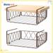 Bextsrack 2 Pack Under Shelf Drawer Under Shelf Basket baskets for pantry storage-Bronze