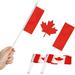 Anley Canada Mini Flag 12 Pack - Hand Held Small Miniature Canadian Flags 5x8 Inch