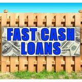 Fast Cash Loans 13 oz Vinyl Banner With Metal Grommets