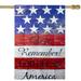 Northlight We Remember! Patriotic American Outdoor House Flag 40 x 28