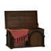 HOUSEHOLD ESSENTIALS Wooden Arch Trunk Large