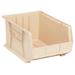 Quantum Storage QUS255IV Ultra Stack & Hang Bin- Ivory - 16 x 11 x 8 in.