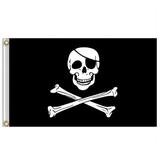 Pirate Jack Rackham Flag Knife Jolly Roger Skull and Crossbones 2x3 FT Flag Banner