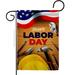 Ornament Collection G192638-BO 13 x 18.5 in. Labor Day American Star & Stripes Vertical Garden Flag with Double-Sided House Decoration Banner Yard Gift