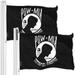 POW MIA Black Flag 3x5FT 2-Pack 150D Printed Polyester By G128