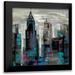 Vassileva Silvia 20x20 Black Modern Framed Museum Art Print Titled - New York Moment II