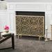 Christopher Knight Home Valeno Single Panel Fireplace Screen by Gold