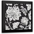 Wild Apple Portfolio 20x20 Black Modern Framed Museum Art Print Titled - Ceylon Gardens III BW